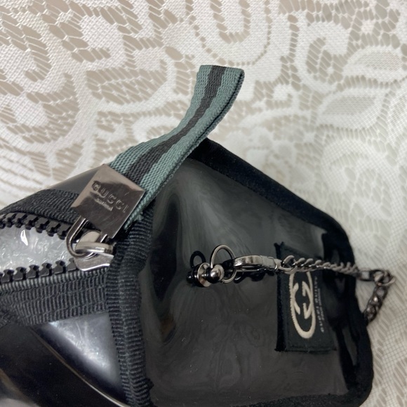 Vintage, Gucci Guilty , Black Enamel Amenity Pouch- Crossbody Bag - Picture 11 of 12